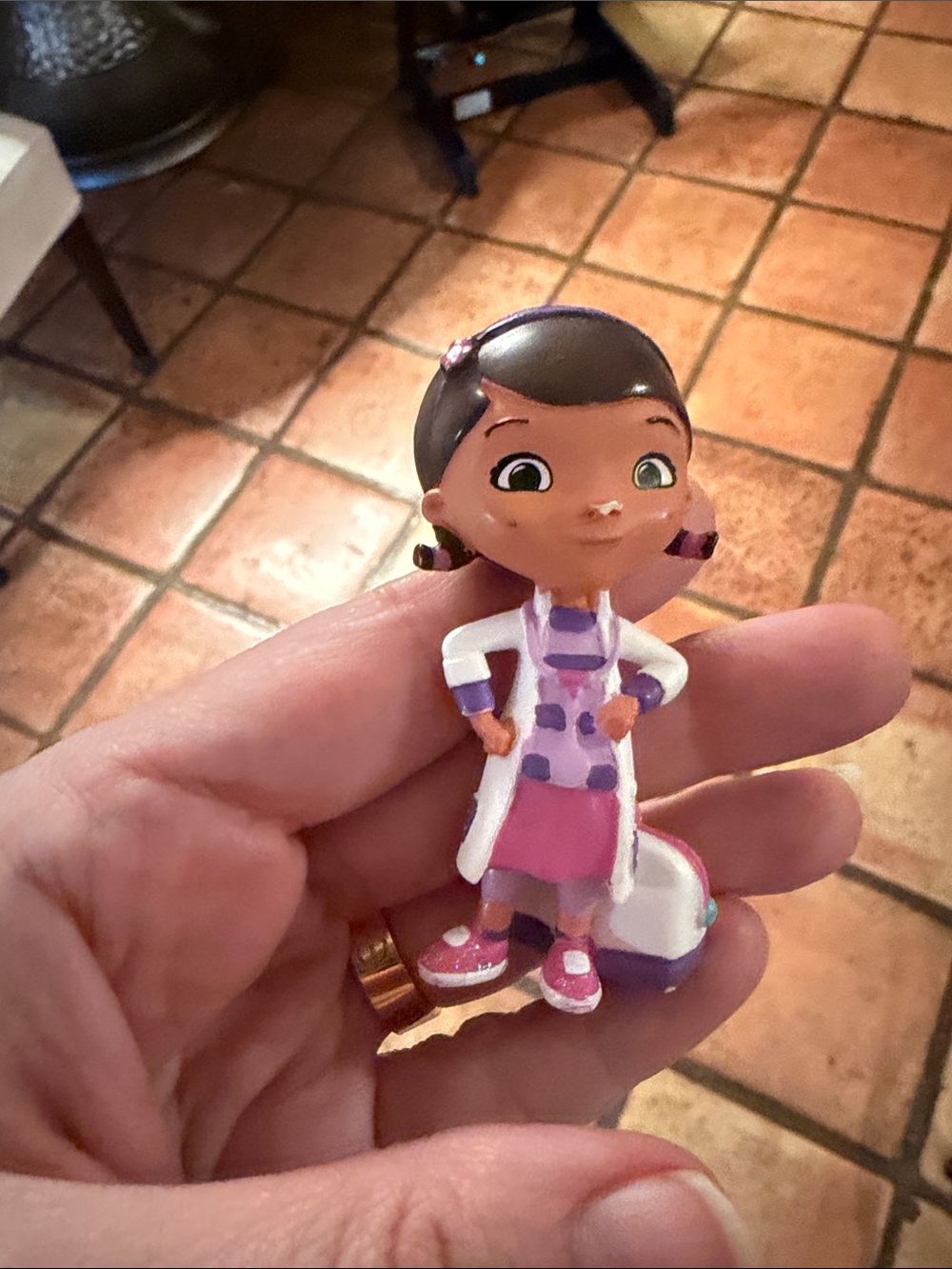 Tonies Doc Mc Stuffins Doctor Play Doll Figure in Pink & Purple